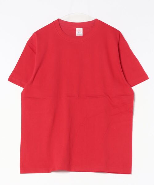 

VIBGYOR Футболка с коротким рукавом, однотонная, United Athle, красный