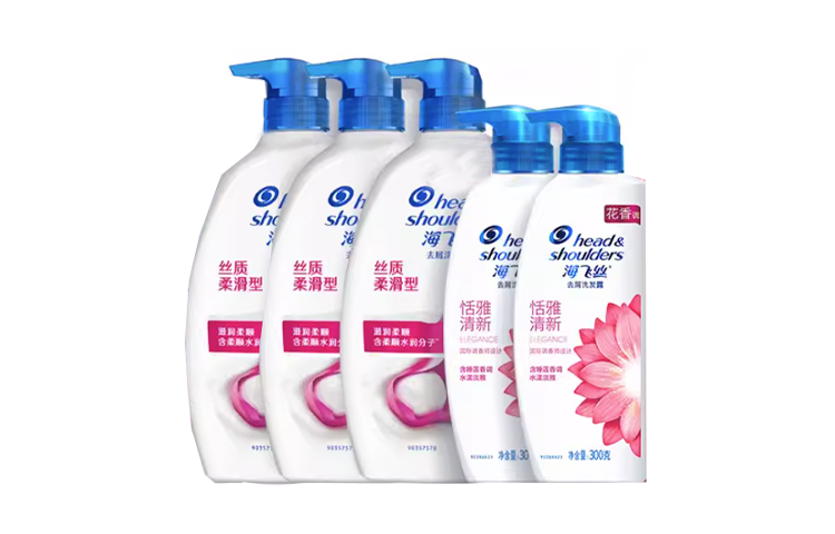 Масло для контроля жирности и разглаживания волос Head&shoulders, two-piece set: anti-breakage shampoo 1000g+silk smoothing shampoo 1000g — фото 3