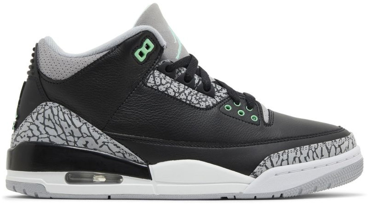 

Кроссовки Jordan 3 Retro Green Glow