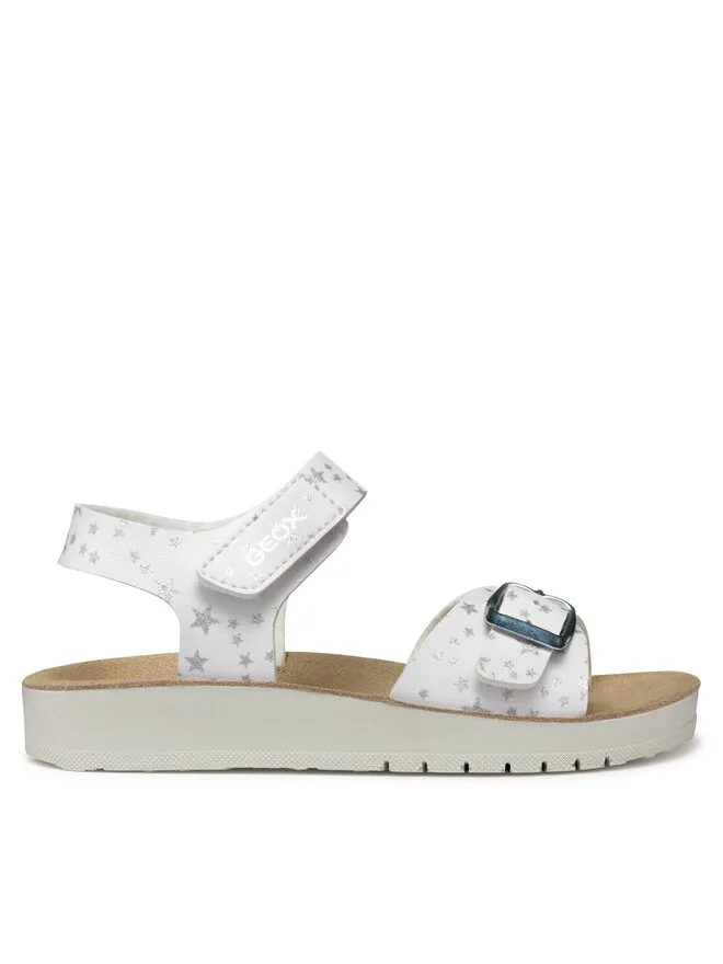 Geox Сандалии J Sandal Costarei Gi J15EAB 00004 C1000 S белые