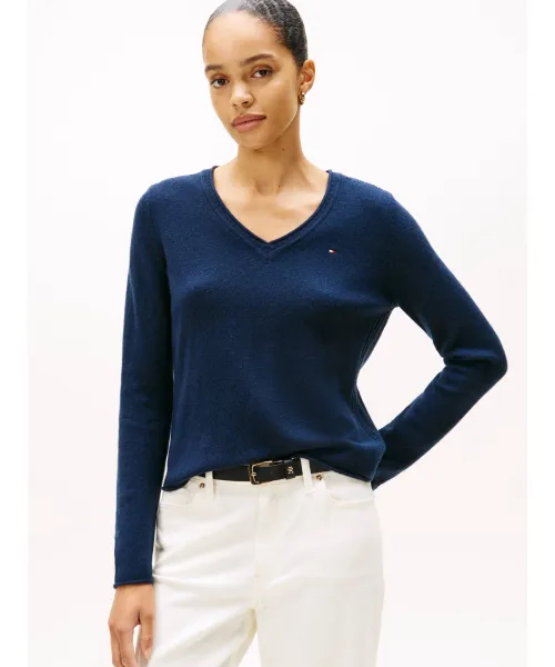 

Шерстяной свитер Regular fit Tommy Hilfiger, синий