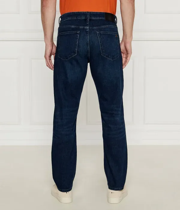 Джинсы TROY tapered fit Boss Orange, темно-синий — фото 4