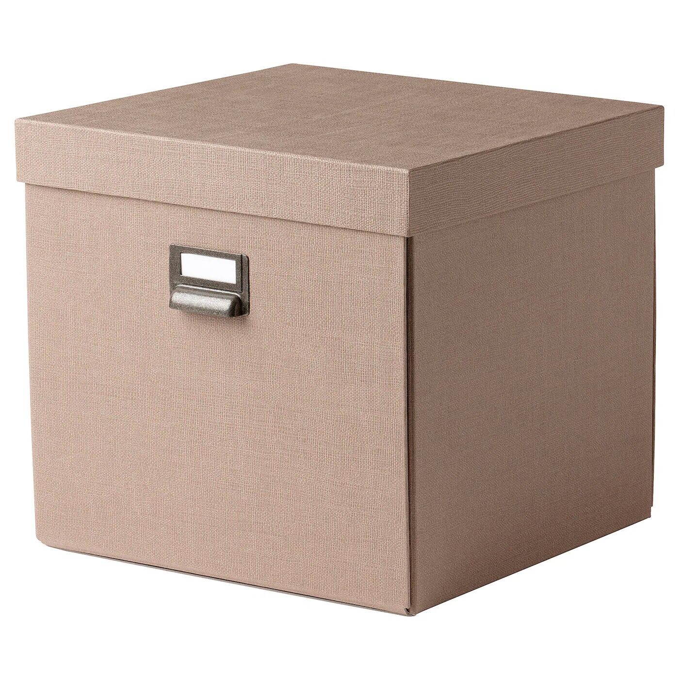 

Коробка с крышкой, темно-бежевый, 32х31х30 см, TJOG IKEA
