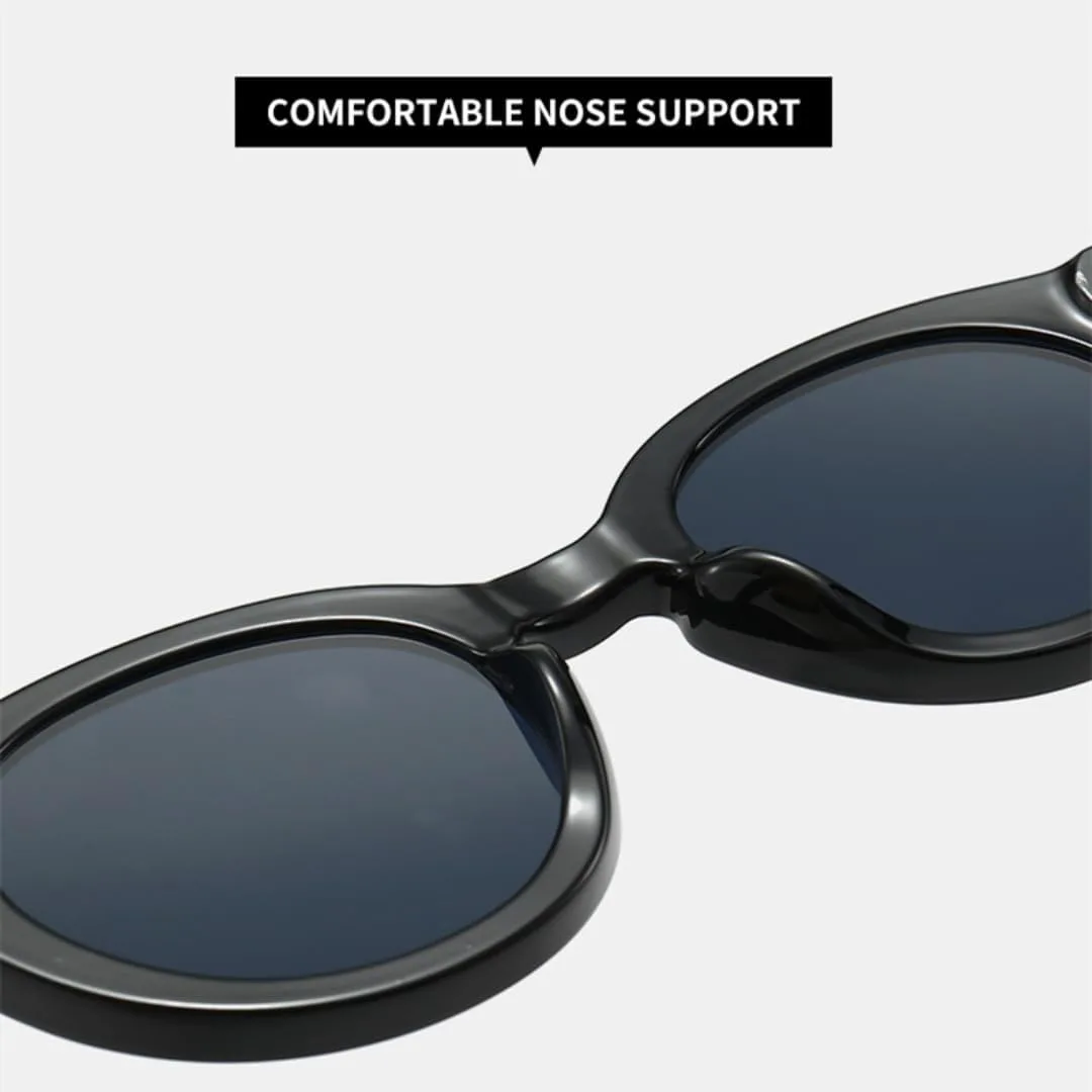 

Классические круглые солнцезащитные очки для женщин и мужчин, с линзами цвета чая, винтажные, с заклепками, защита от УФ-излучения UV400 HHZZYVY, Tyj75-6