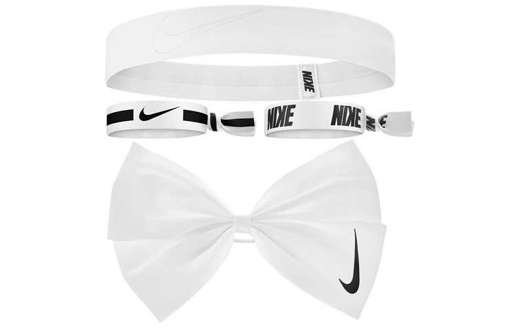 

Nike Женская белая повязка для волос