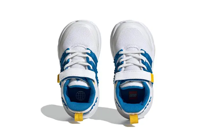 Adidas LEGO X Racer TR21 EL I 'White Shock Blue' Adidas Neo, бело-синий — фото 4