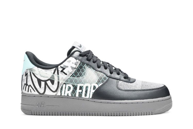 Кроссовки Nike Air Force 1 Low Premium 'Off Noir', черный — фото 2
