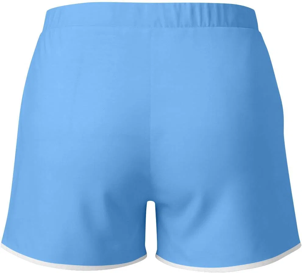 Шорты спортивные высокие с боковыми карманами, Light Blue — фото 4