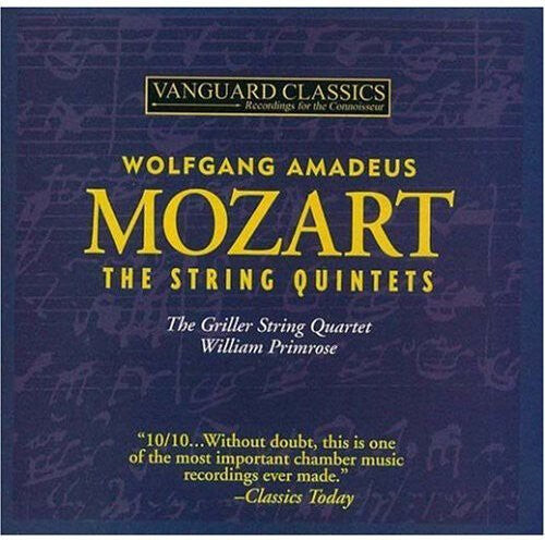 

CD диск Mozart / Primrose / Griller String Quartet: Complete String Quintets