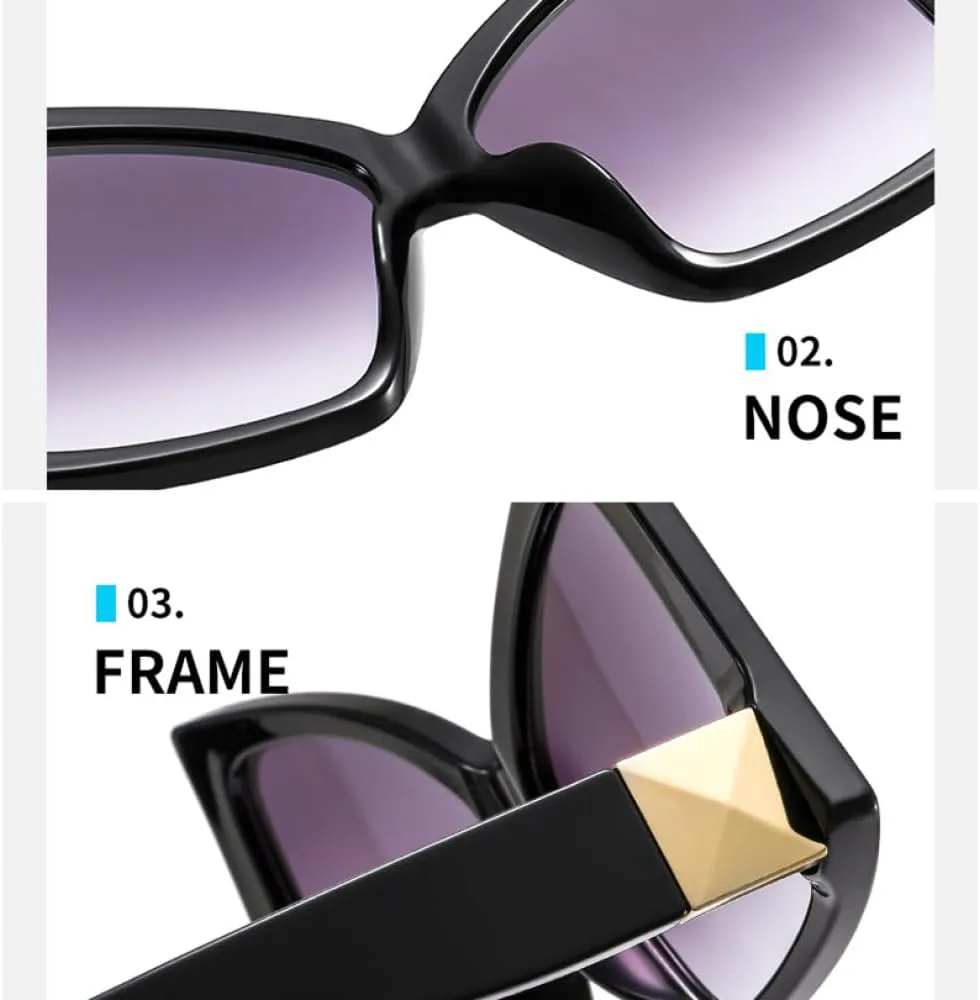 

Солнцезащитные очки MUTYNE в большой оправе «бабочка» для женщин, роскошные, модные, винтажные, большие, в стиле хип-хоп, панк, сексуальные, женские, Leopard Tea