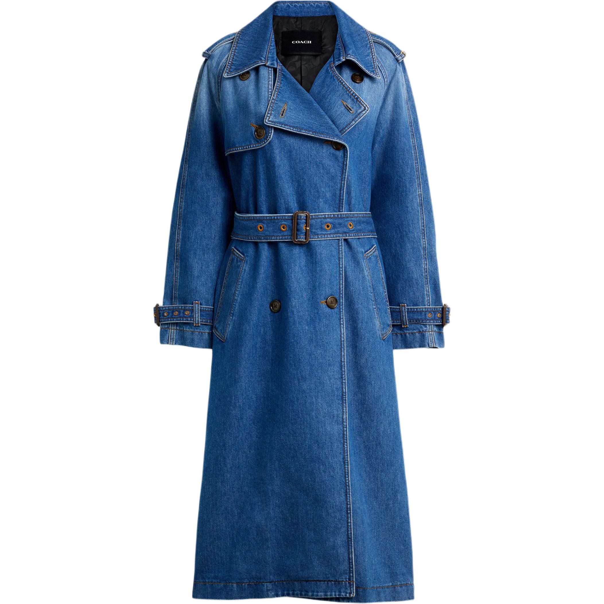 

COACH Женское синее пальто, Medium Blue