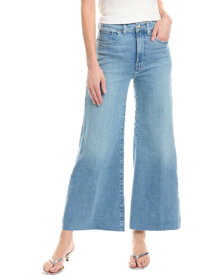 

Широкие джинсы Madewell Palazzo Stretch Corley Wash, синий