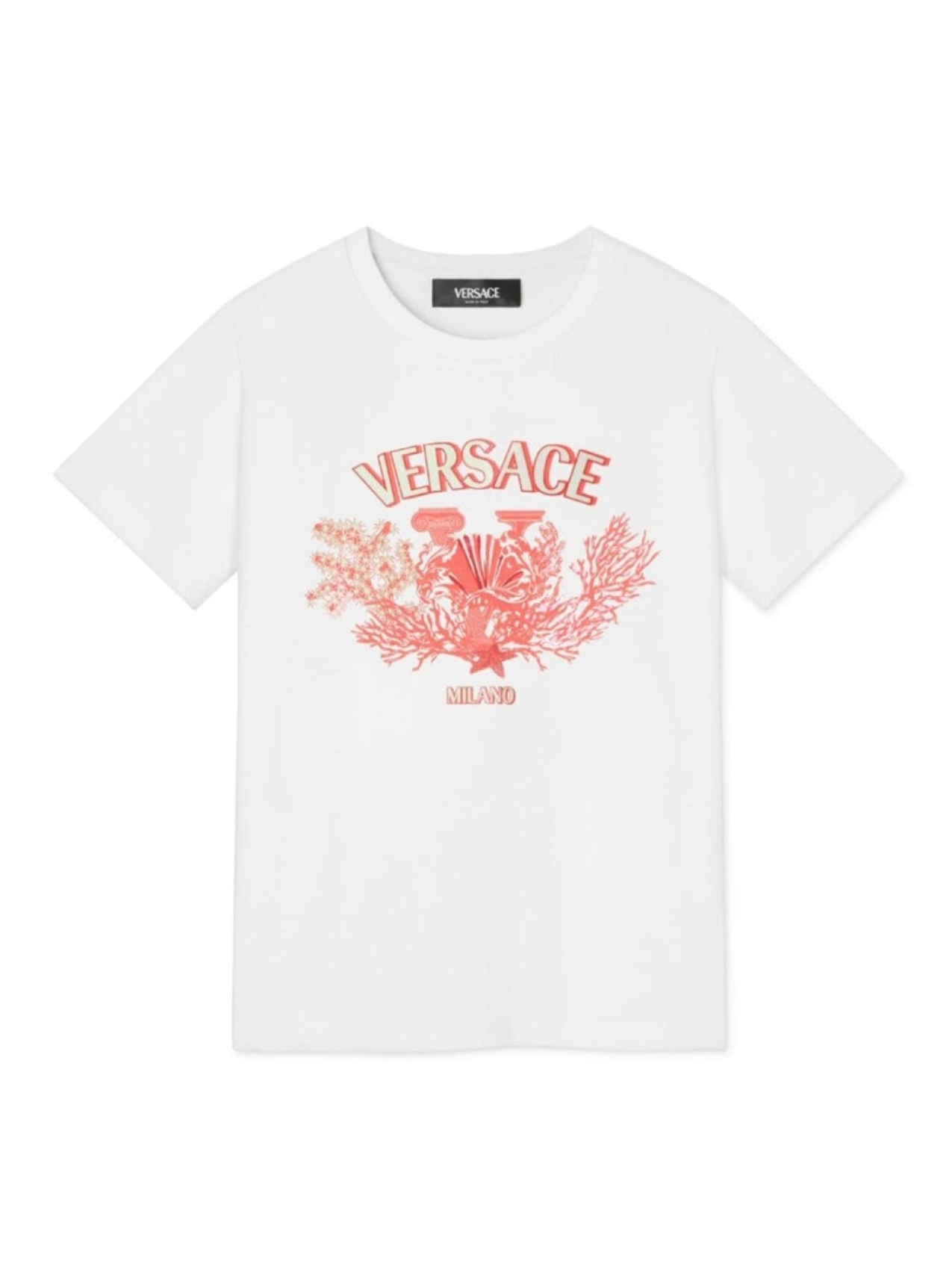 

Versace Kids футболка с логотипом, белый