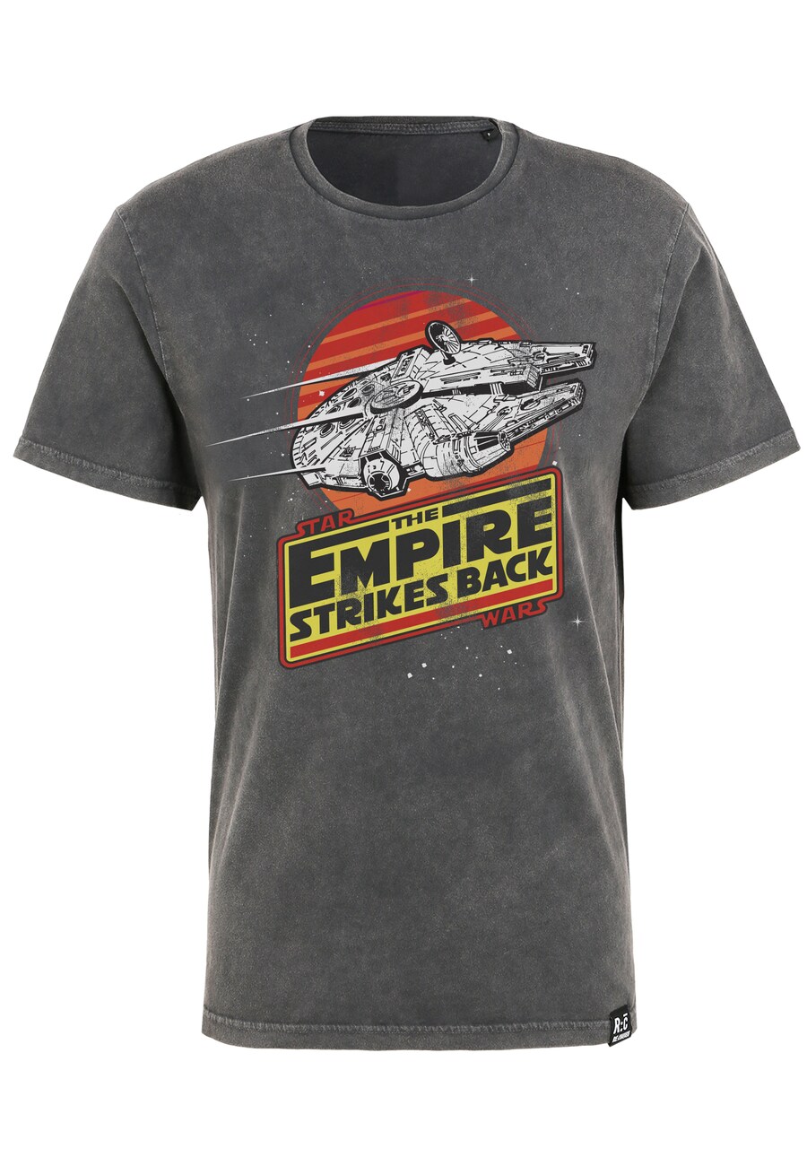 

Рубашка Recovered Star Wars Empire Strikes Back Millenium Falcon, темно-серый