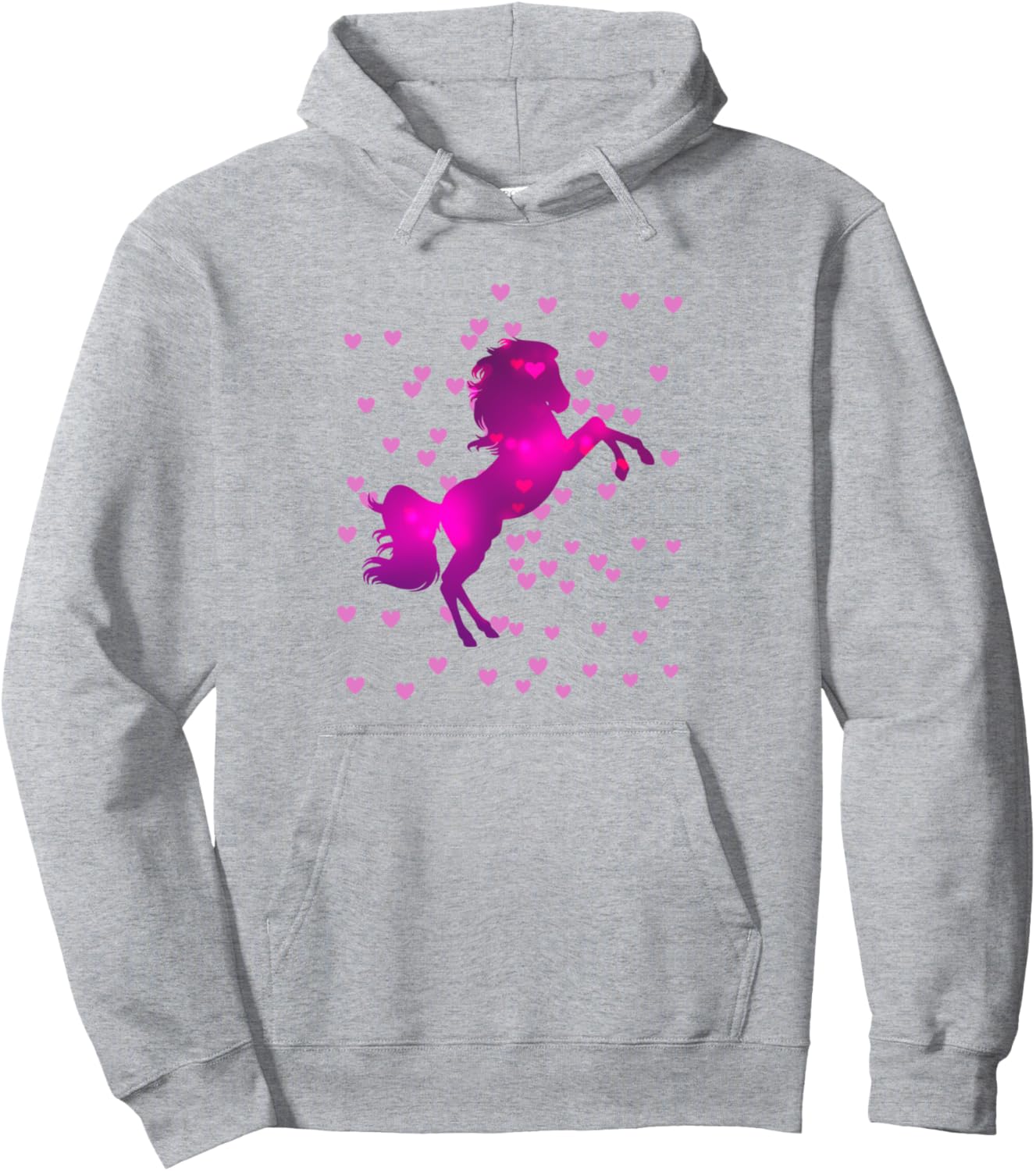 

Худи Всадник. Сердце для лошадей Love Heart Gift Horse Rider Rider Horse A Heart For Horses, серый