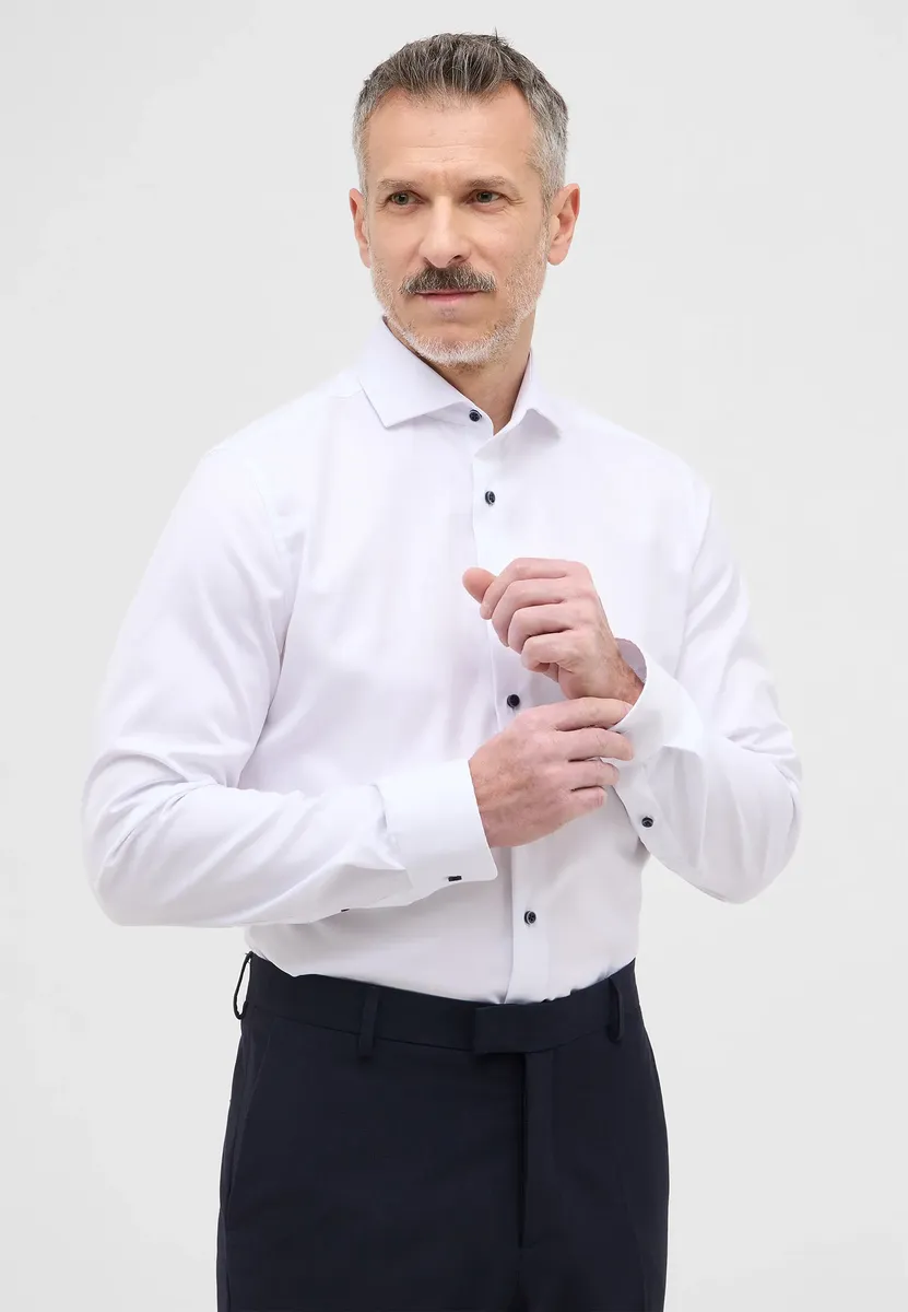 

Рубашка Eterna с длинными рукавами "SLIM FIT", белый