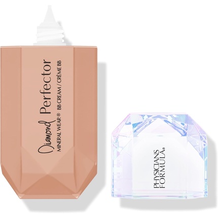 Mineral Wear Diamond Perfector BB-крем с экстрактом алмаза и витамином Е Легкое покрытие Сияющий финиш От загара до темного Загара до темного Physicians Formula — фото 2