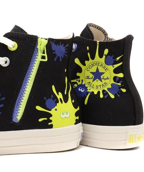 Унисекс высокие кеды CONVERSE ALL STAR Z HI Splatoon 3 чёрные — фото 4