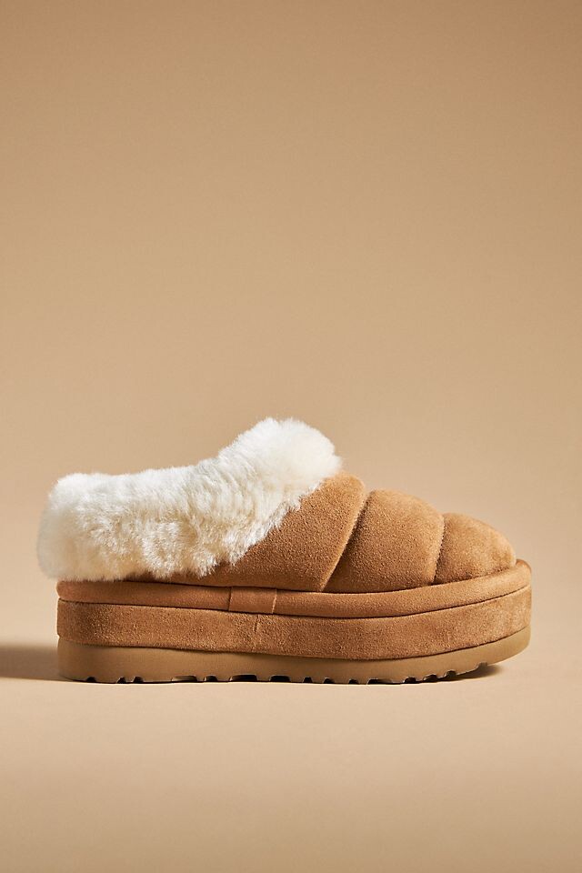 

Тапочки Ugg Tazzlita на платформе, каштановый