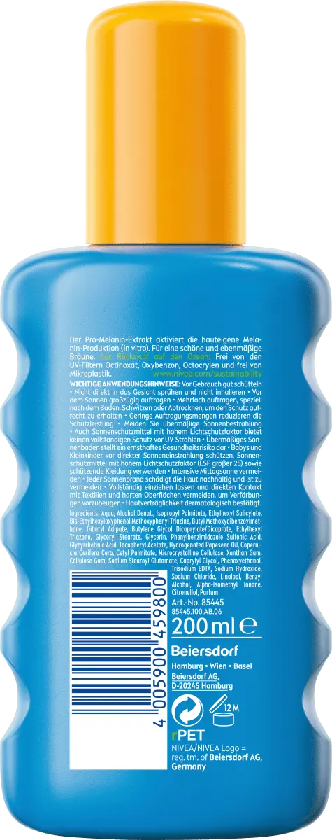 Защита от солнечных лучей и усилитель Загар SPF 30 200 0мл NIVEA — фото 4