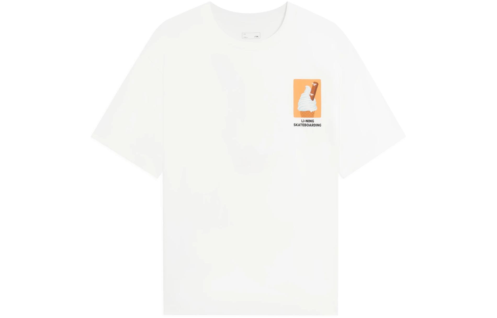 

Футболка унисекс белая LiNing