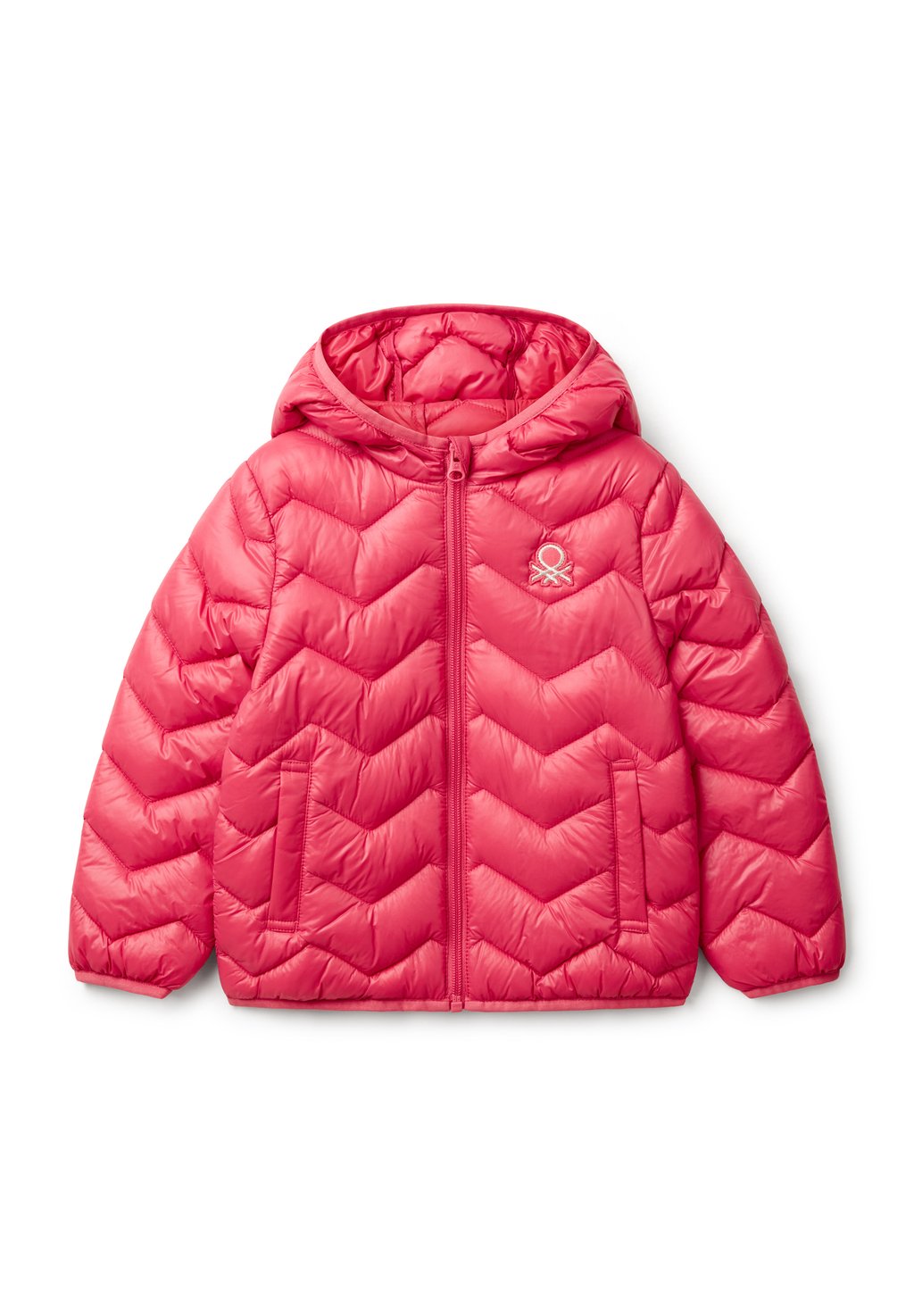 

Зимняя куртка PADDED JACKET WITH HOOD United Colors of Benetton, фуксия