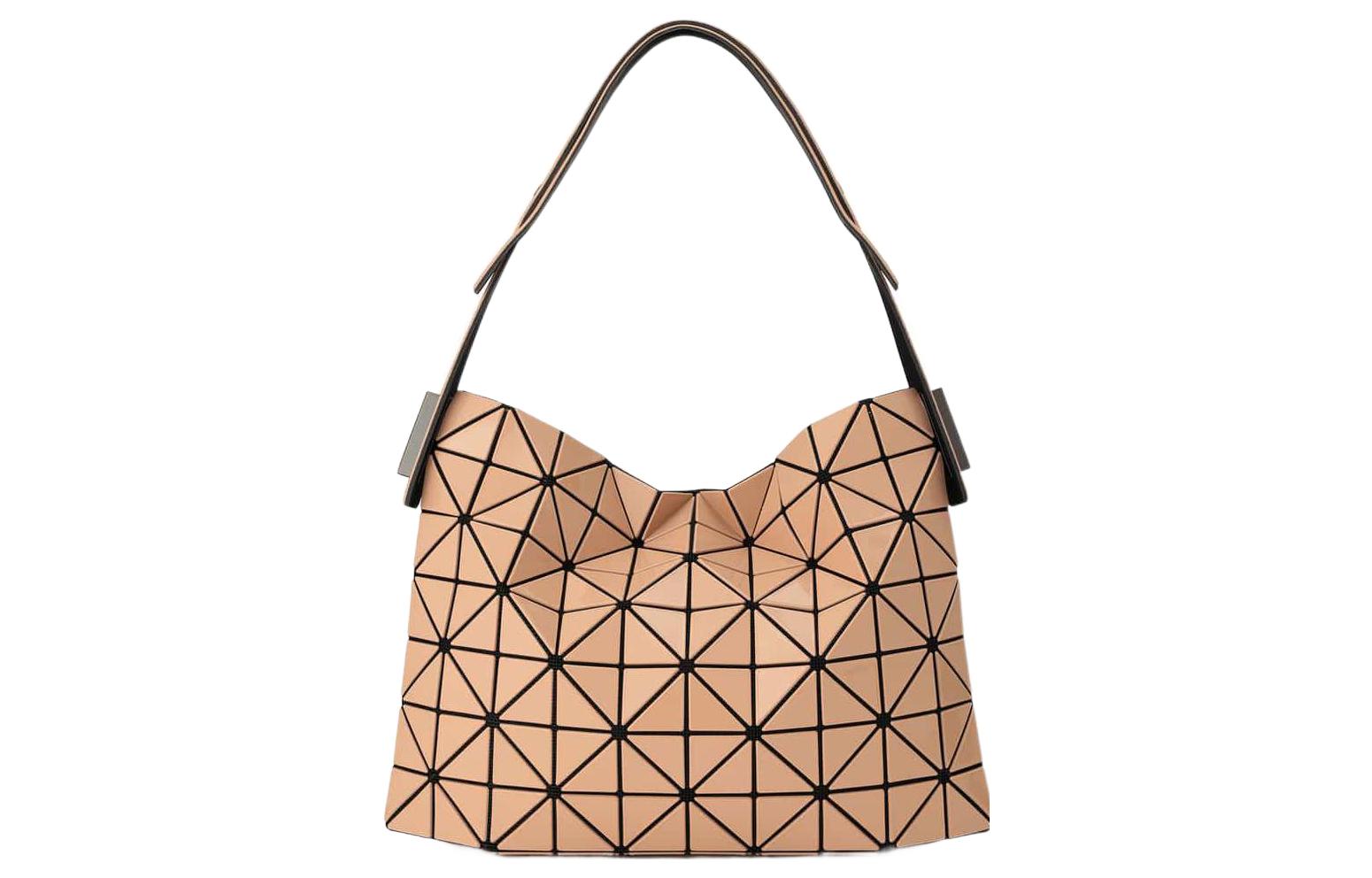 

Сумка-багет из винилхлоридной смолы, женская наплечная сумка светло-коричневого цвета ISSEY MIYAKE