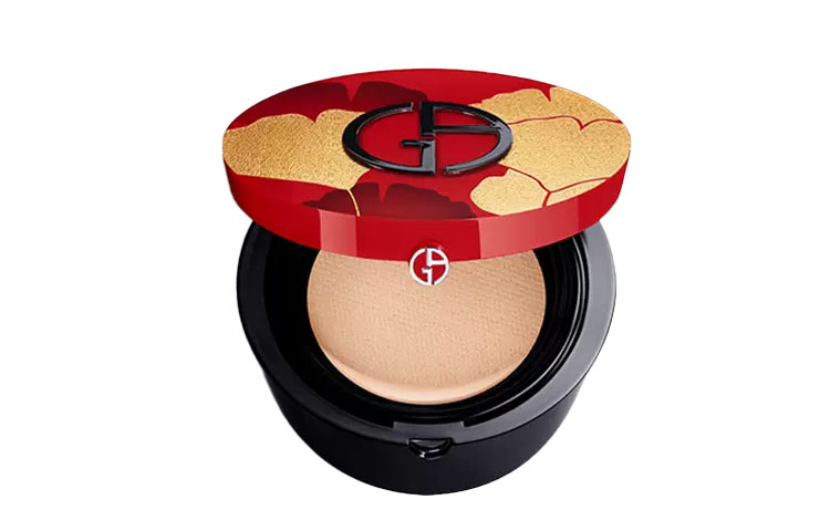 Новые позолоченные новогодние лимитированные эир-кушены для лица 15г GIORGIO ARMANI — фото 3