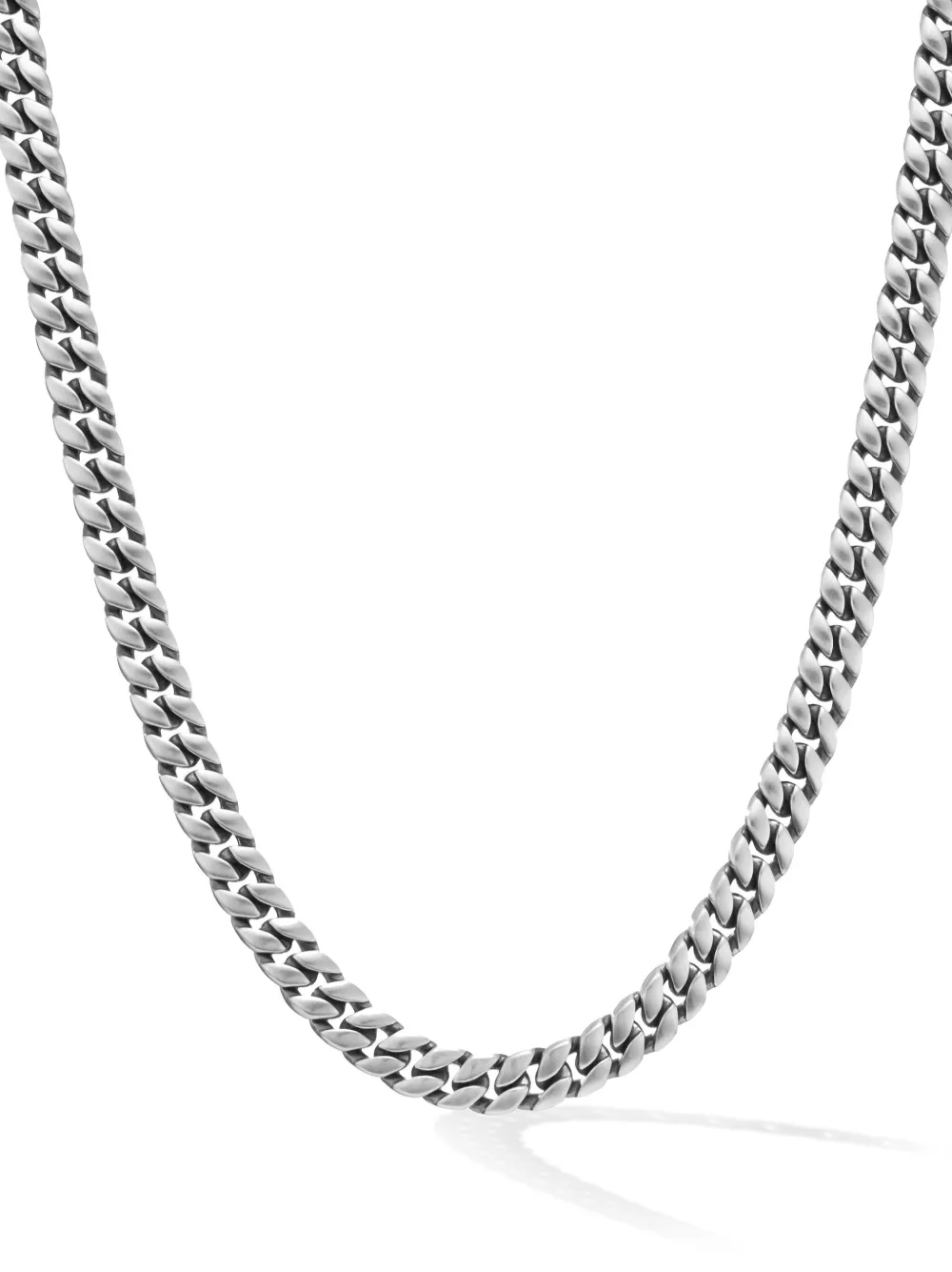 

Серебряное колье Curb Chain (6 мм) David Yurman, серебяный