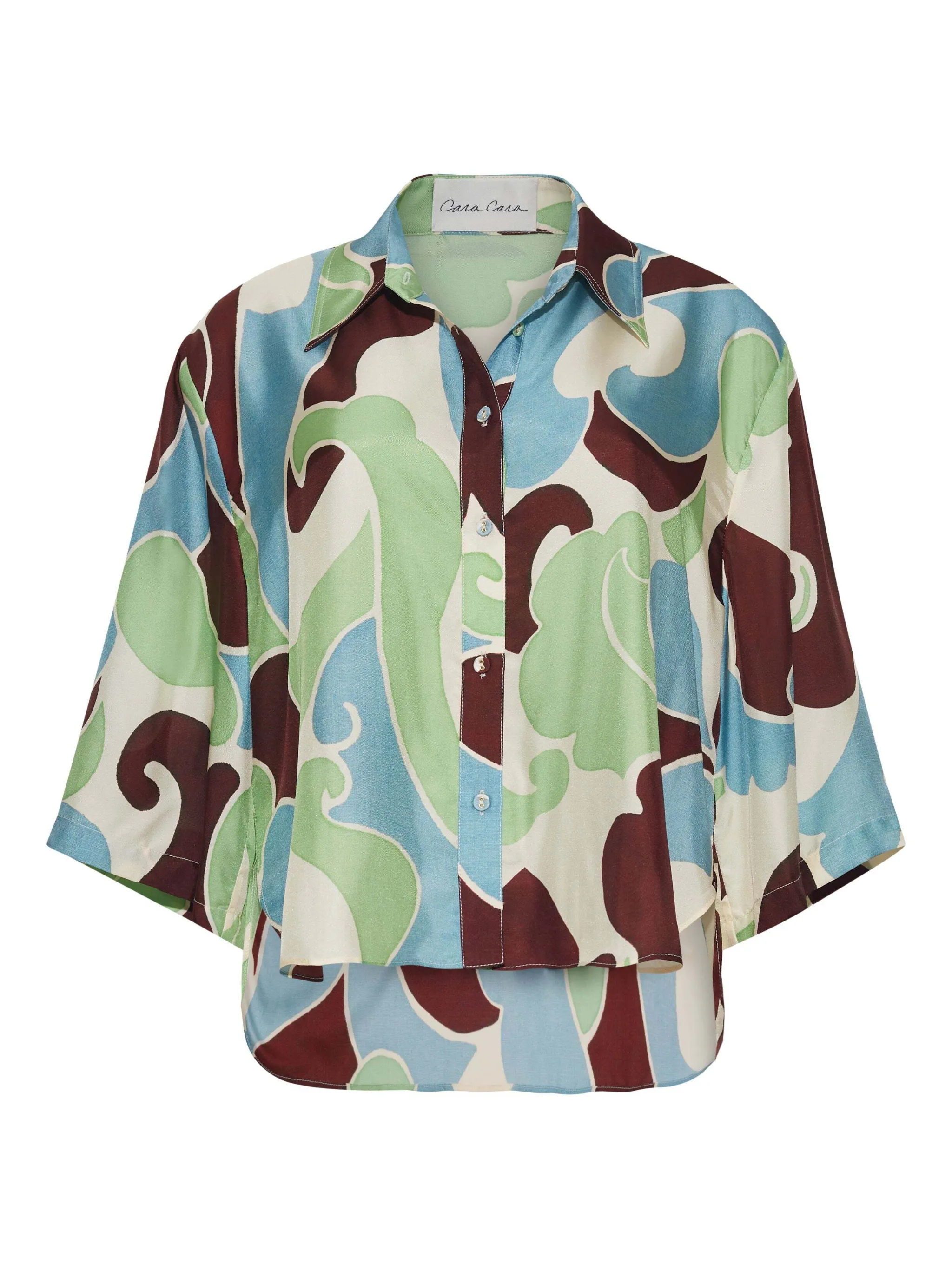 

Рубашка с принтом Calvia Cara Cara, бежевый