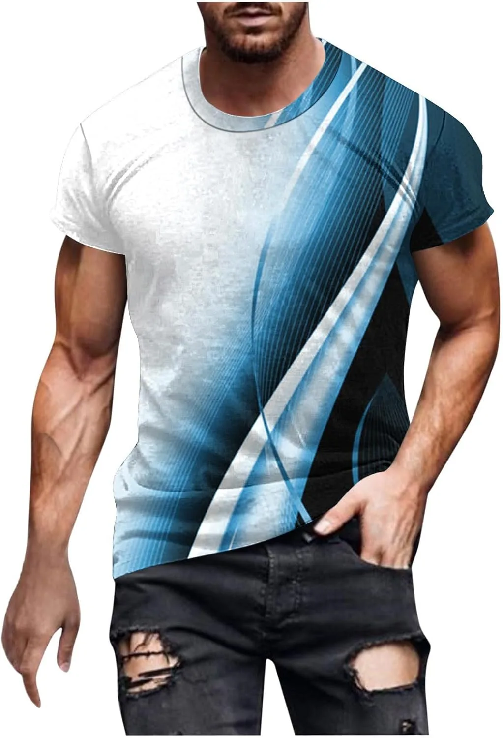 

Мужская футболка для бега Quick Dry Moisture Wicking