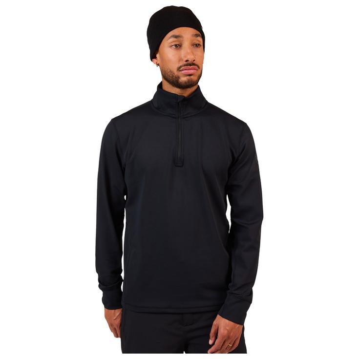 

Флисовый комбинезон-стрейч с застежкой-молнией на половину длины, черный - M Rossignol