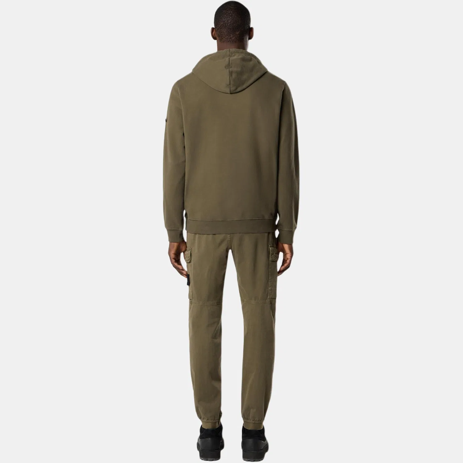 Карго брюки STONE ISLAND зеленые — фото 4
