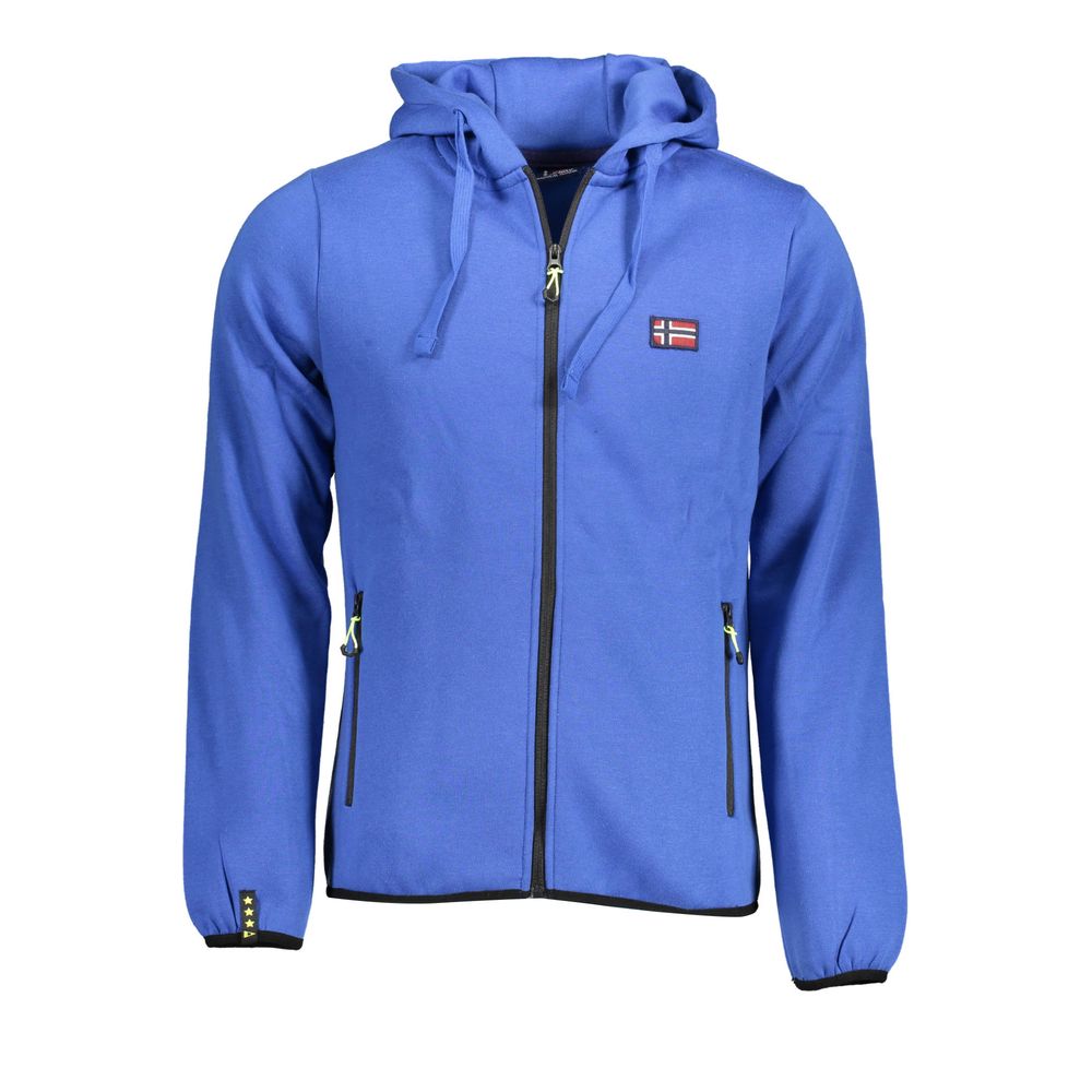 

Синий хлопковый свитер Geographical Norway