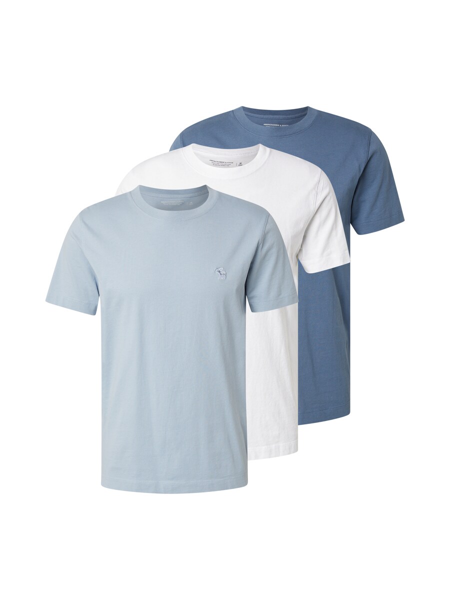 

Рубашка Abercrombie & Fitch, цвет Sapphire/Dusty blue/White