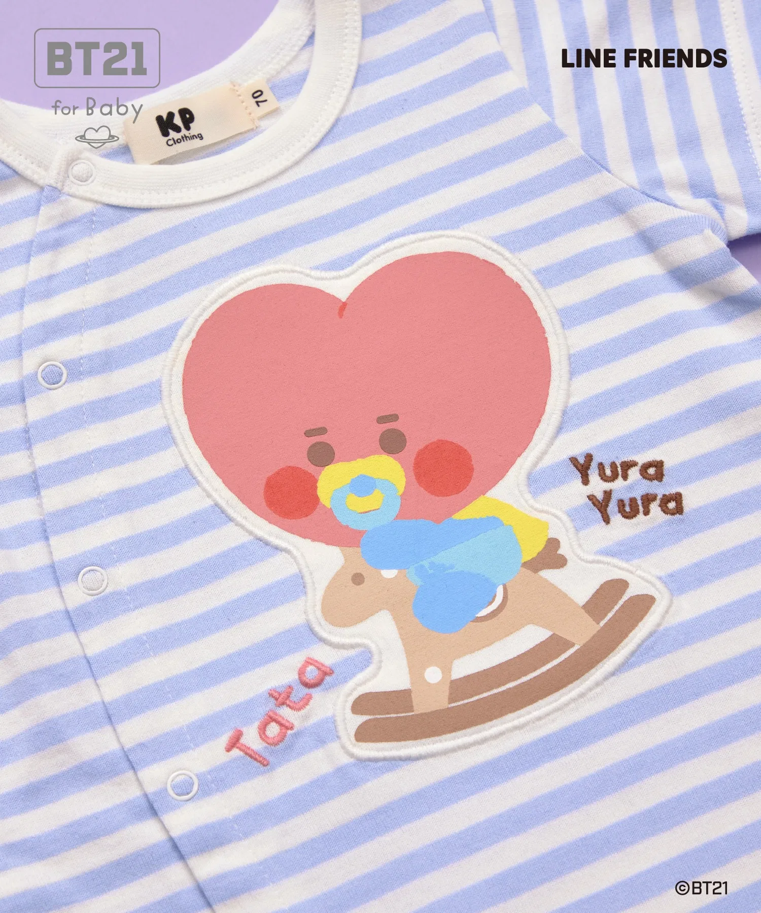 【BT21】Комбинезон с аппликацией по краю — фото 3