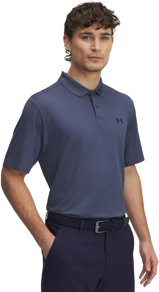 

Under Armour мужская поло Matchplay, Downpour Gray /Midnight Navy, Синий, Under Armour мужская поло Matchplay, Downpour Gray /Midnight Navy