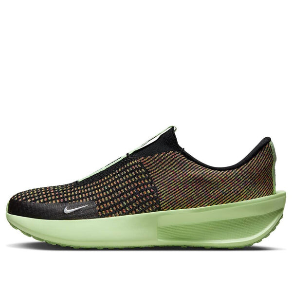 

Кроссовки interact run easyon se 'black barely volt' Nike, черный