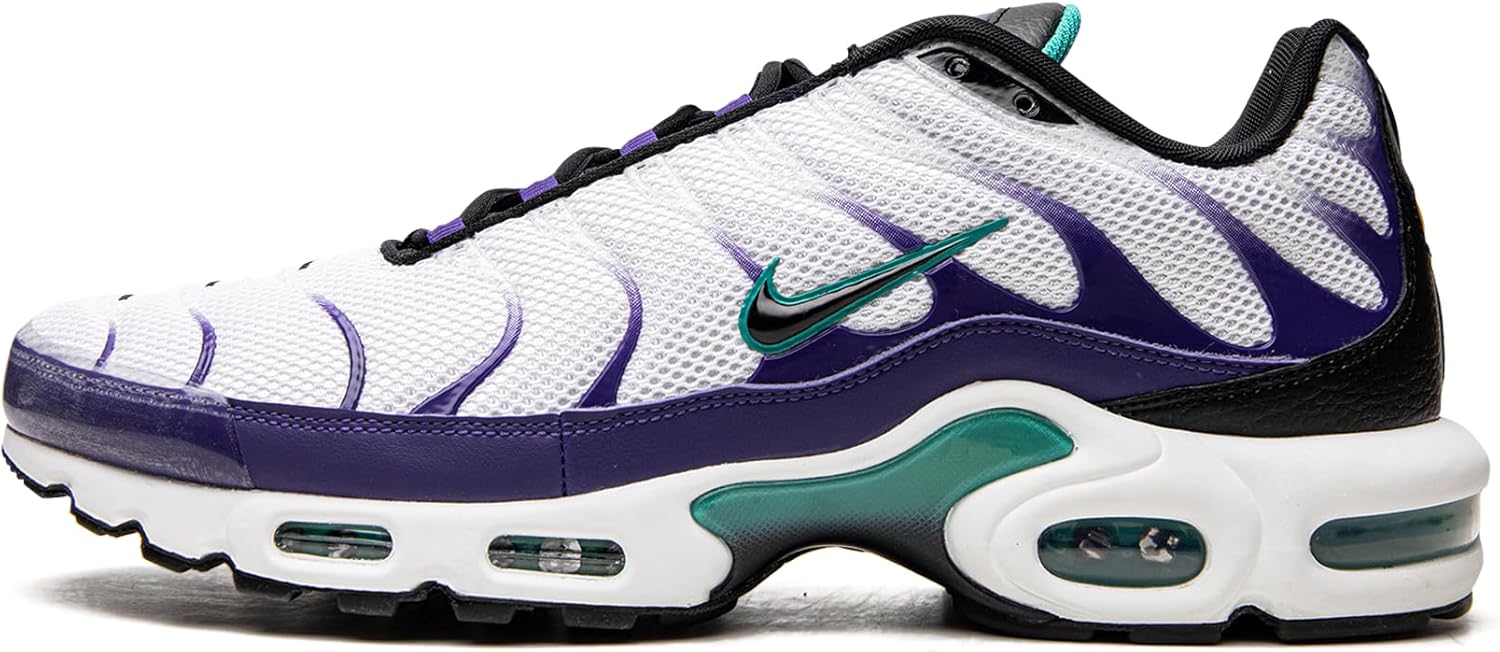 

Кроссовки Nike Air Max Plus, мужские спортивные кроссовки, белый/черный