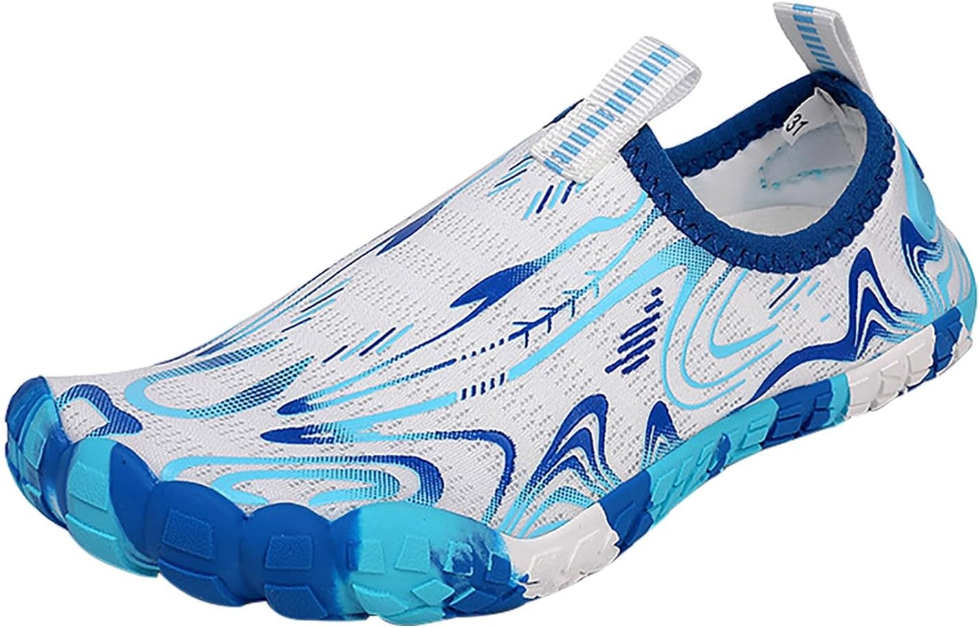 

Мужские водные тапочки, быстро сохнущие водные носки, обувь для ходьбы для каякинга, лодочных прогулок, походов, серфинга и активного отдыха на открытом воздухе Generic, синий