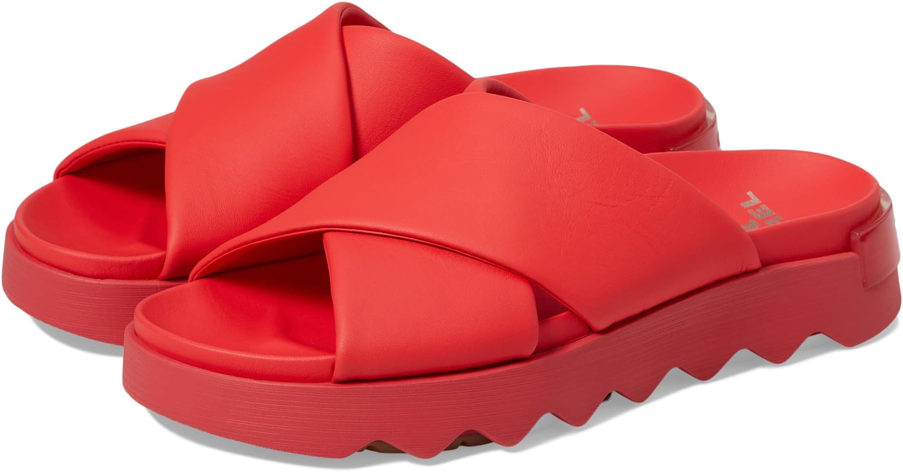 

Сандалии SOREL Viibe Crisscross Slide, цвет Red Glo/Gum 16