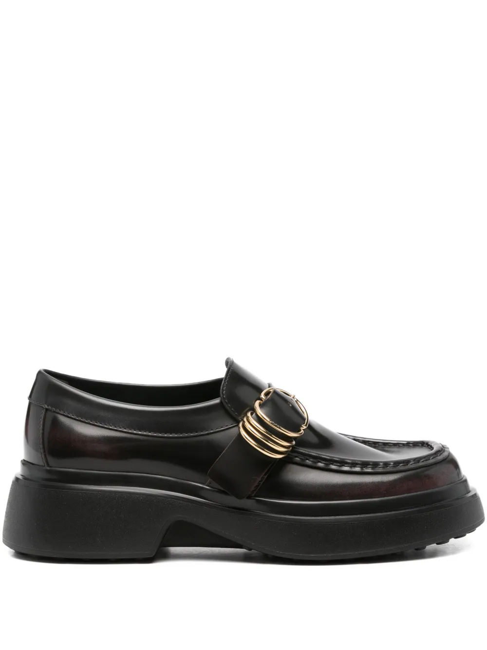 Лоферы на платформе Tod'S, черный