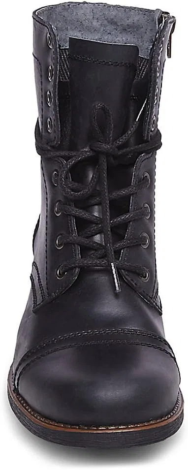 Мужские армейские ботинки Steve Madden Troopah-c, Black Leather — фото 4