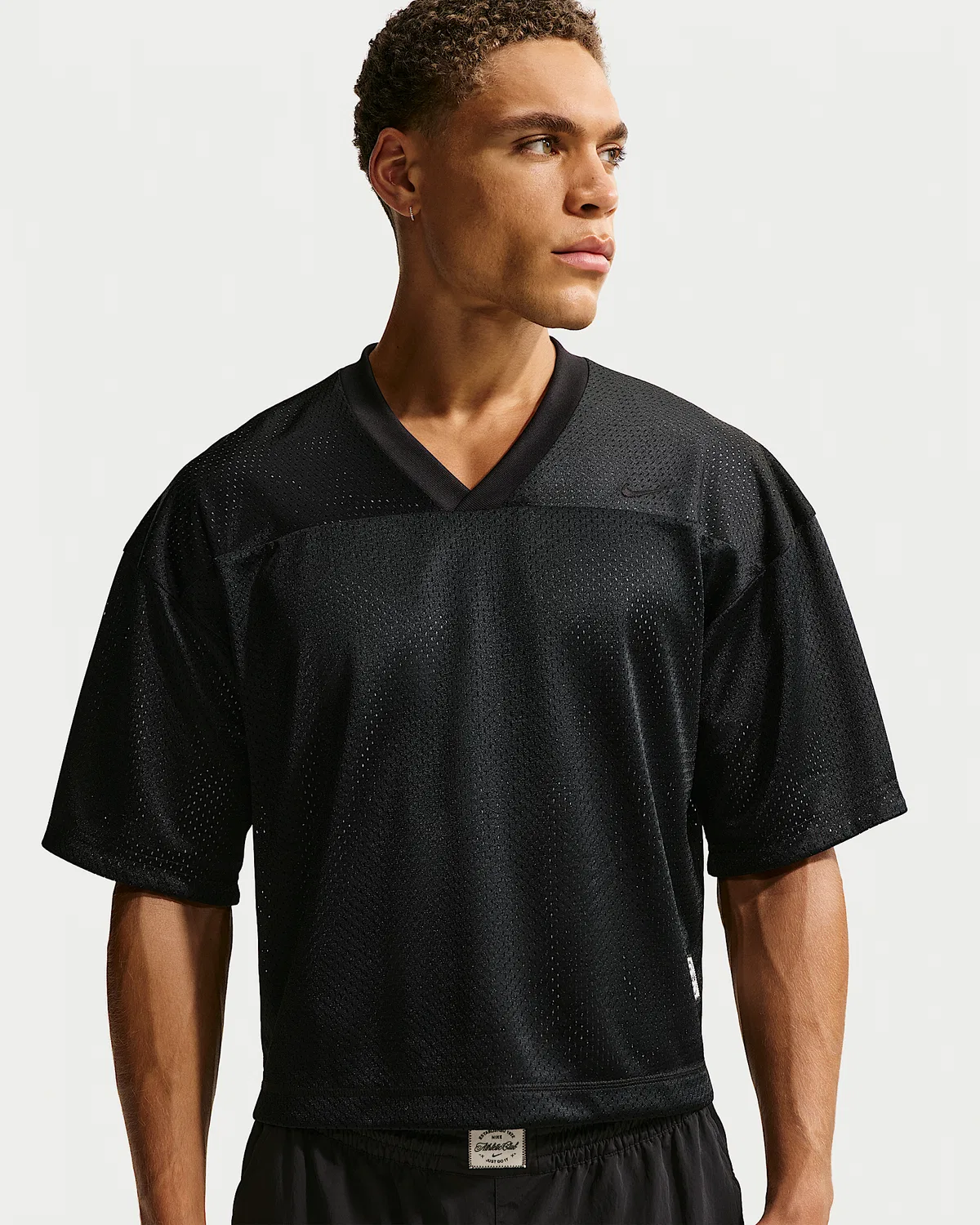 Мужская тренировочная футболка Nike N.A.C. Dri-FIT Reversible, Black/Smoke Grey/Black