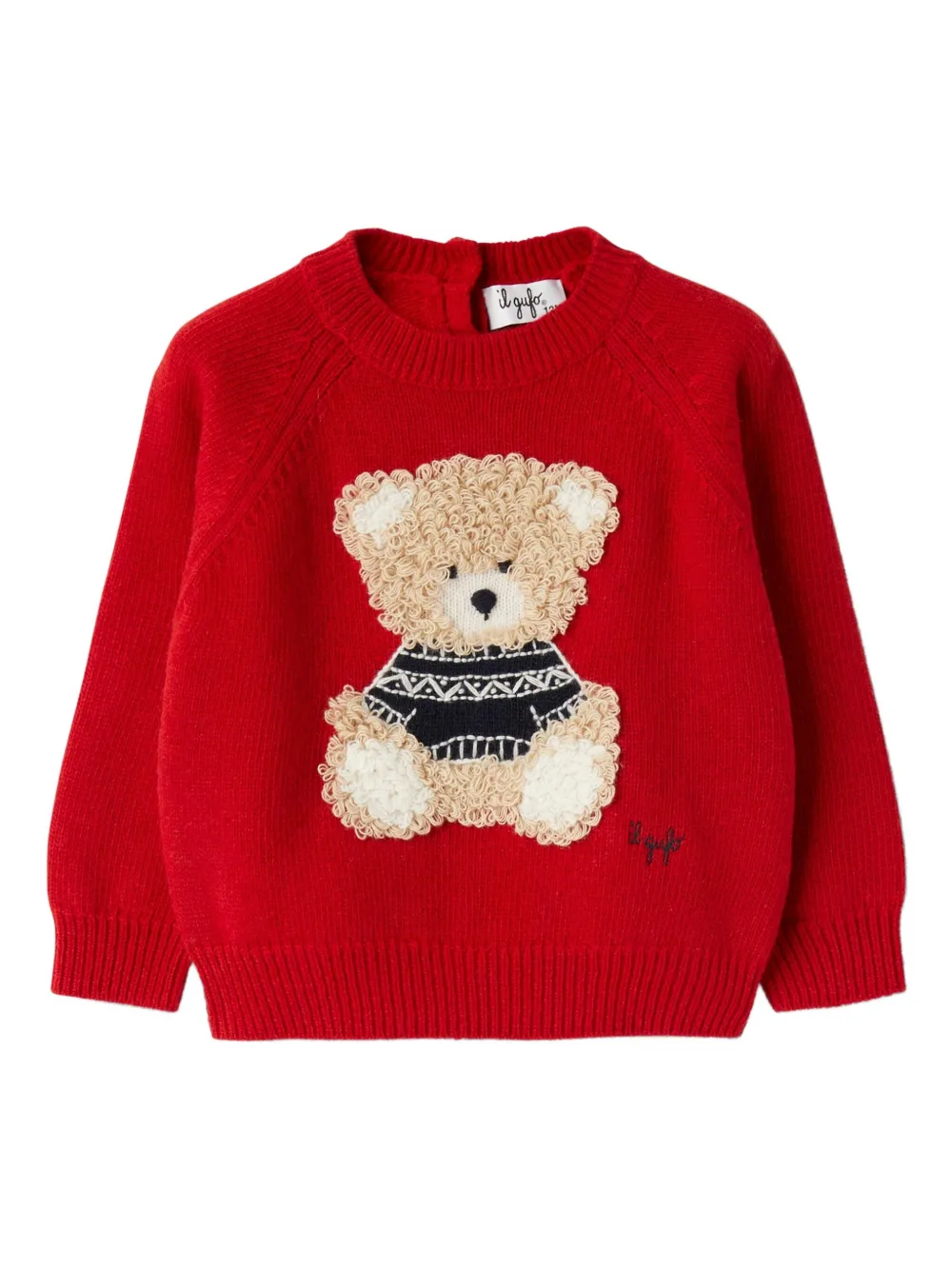 

Джемпер с аппликацией Il Gufo, красный