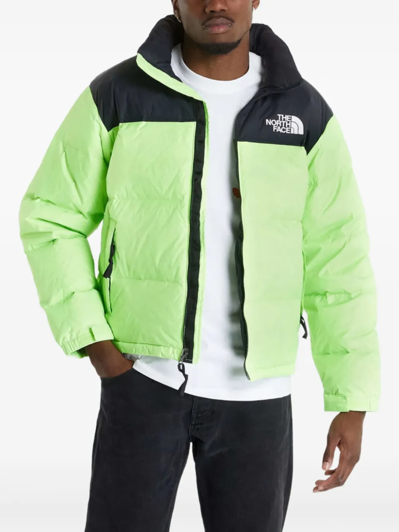 

The North Face пуховик 1996 Nuptse, зеленый