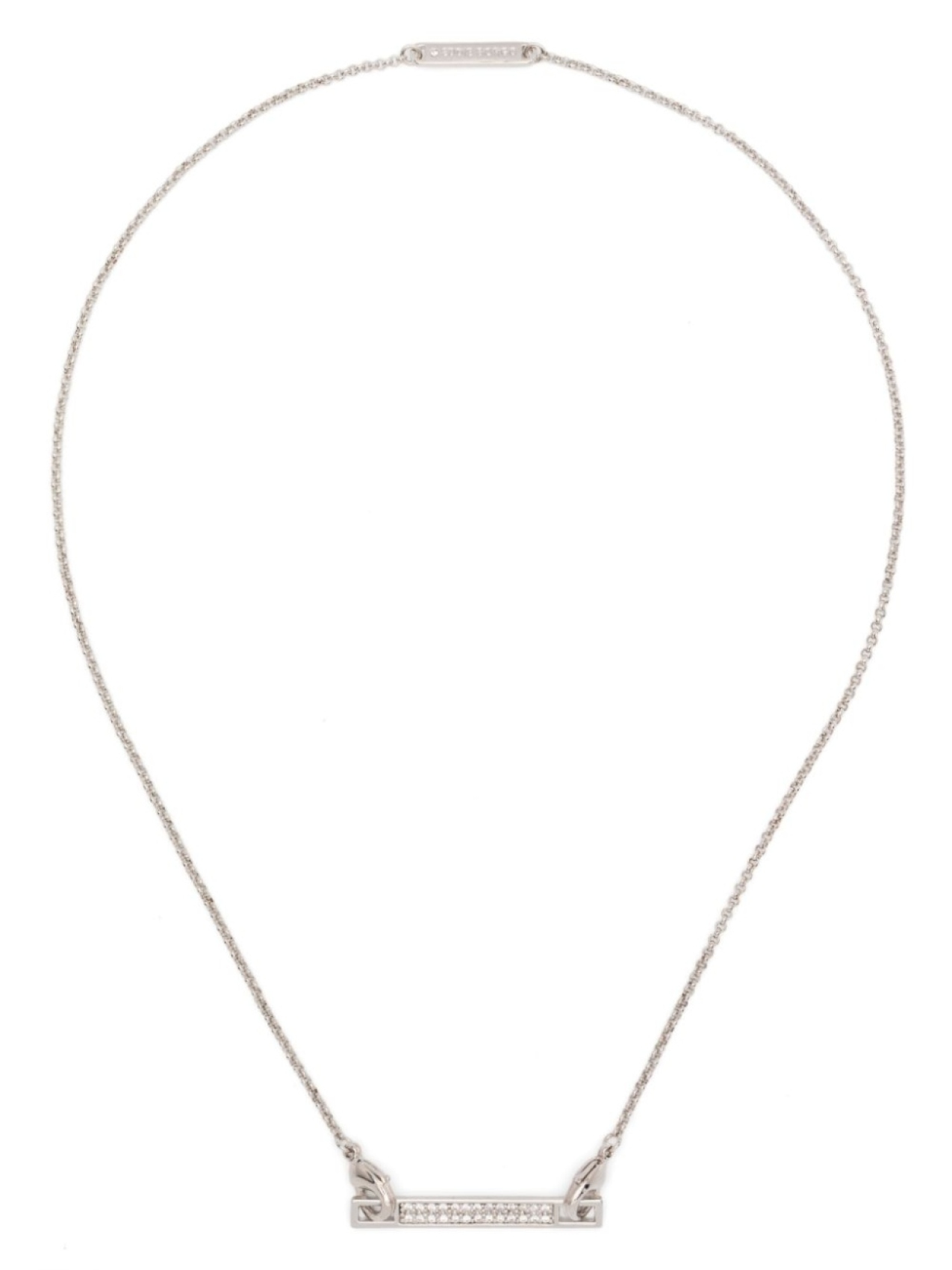 

Браслет Eddie Borgo small Pyramid cuff, серебряный