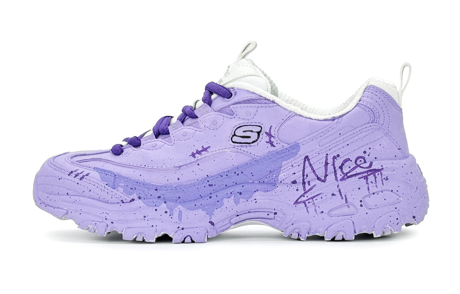 

Кроссовки Skechers Chunky Sneakers Women's Low-top Purple, фиолетовый