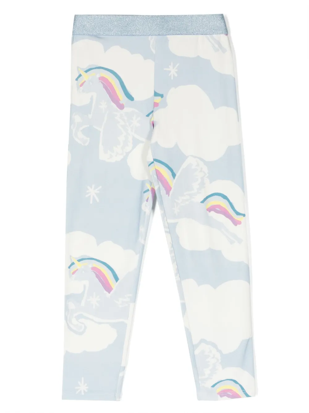 

Леггинсы с принтом Greca Stella McCartney Kids, синий