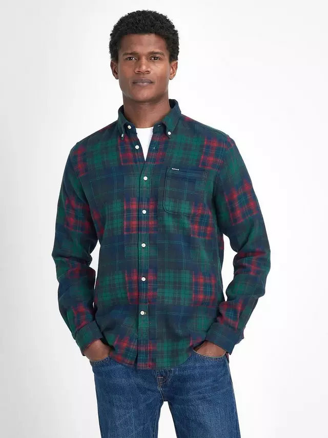 

Рубашка Barbour Stonepark Tailored Check Long, разноцветный